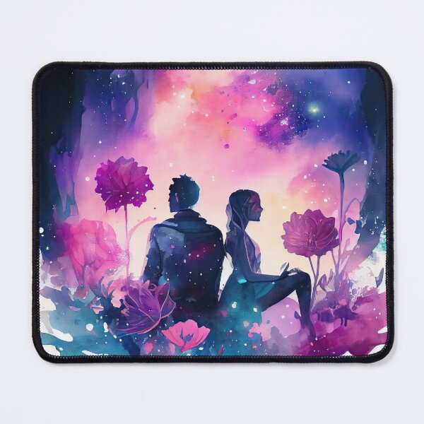 Item preview, Magic Love #7 romantic watercolor painting designed and sold by LollyShineART.