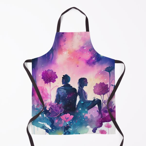 Item preview, Magic Love #7 romantic watercolor painting designed and sold by LollyShineART.