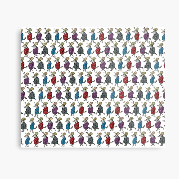 funny dogs Metal Print