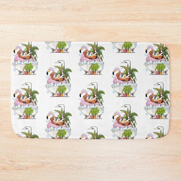Item preview, Beagle in the Bath, funny pet dog bathroom art designed and sold by Wyattdesign.