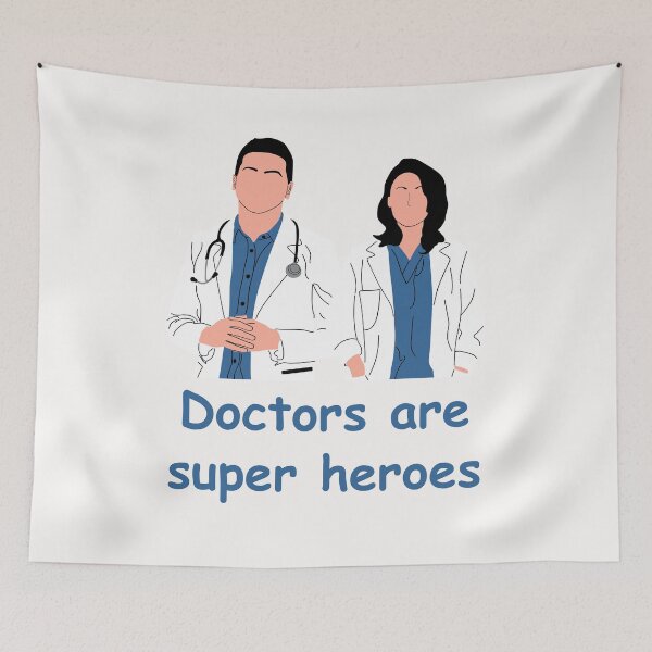 Item preview, Doctors Are Super Heroes designed and sold by Simo0455.