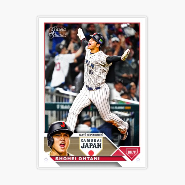 Throwback Shohei Ohtani 16 Team Japan Samurai Baseball 