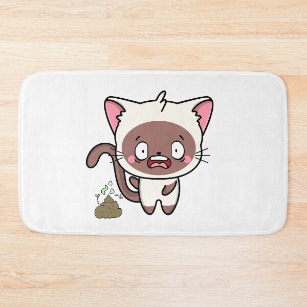 Item preview, Funny white cat smells stinky poo designed and sold by Pet Station.