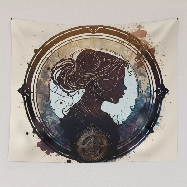 Item preview, Steampunk Astrology (Aquarius) #2 - Sticker and T-Shirt Design designed and sold by MindAsylum.
