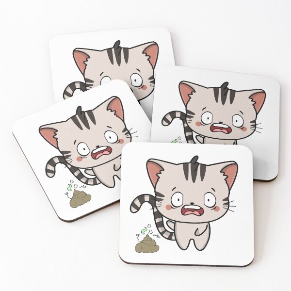 Item preview, Funny Tabby cat smells stinky poo designed and sold by Pet Station.