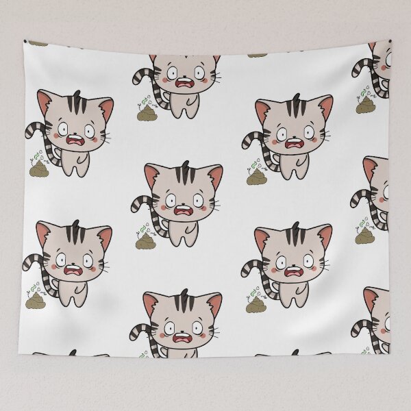 Item preview, Funny Tabby cat smells stinky poo designed and sold by Pet Station.
