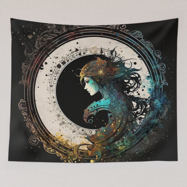 Item preview, Steampunk Astrology (Aquarius) #3 - Sticker and T-Shirt Design designed and sold by MindAsylum.