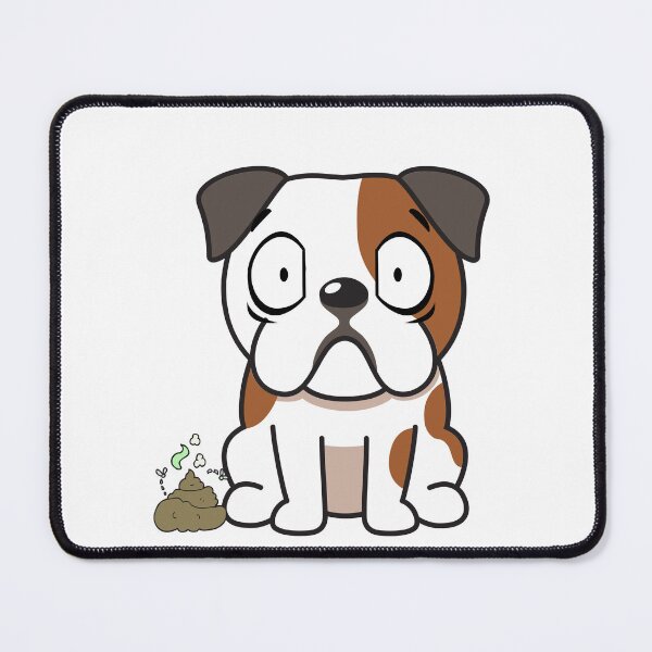 Item preview, Funny Bulldog smells stinky poo designed and sold by Pet Station.