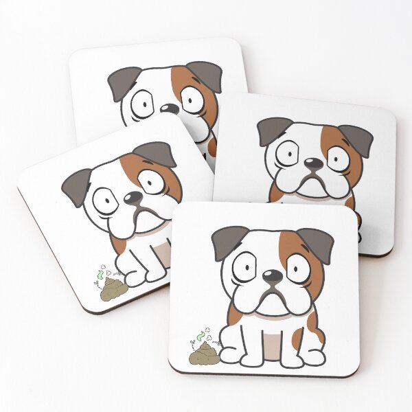 Item preview, Funny Bulldog smells stinky poo designed and sold by Pet Station.