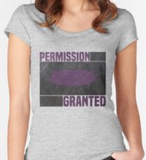 Halo 2 permission granted. Women's Fitted Scoop T-Shirt