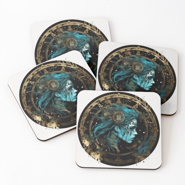 Item preview, Steampunk Astrology (Aquarius) #4 - Sticker and T-Shirt Design designed and sold by MindAsylum.