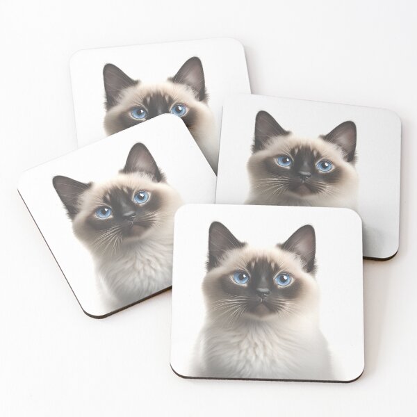 Item preview, Wichianmas cat, Thai cat, fat, fluffy, cute, Felis catus designed and sold by Siamcatshop.