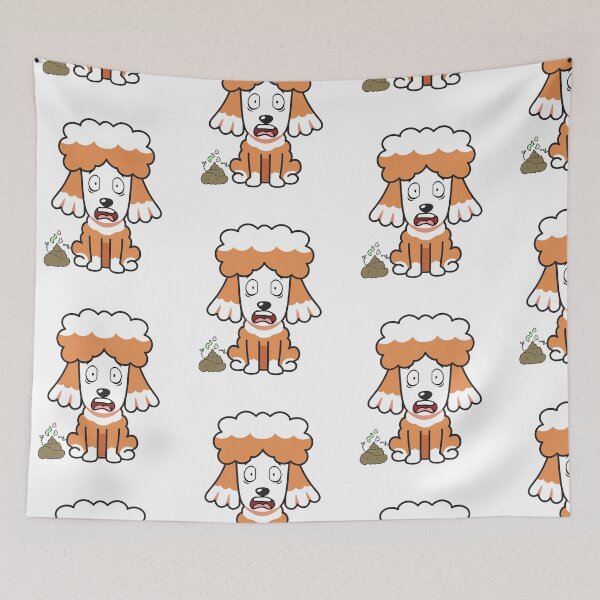 Item preview, Funny Brown dog smells stinky poo designed and sold by Pet Station.