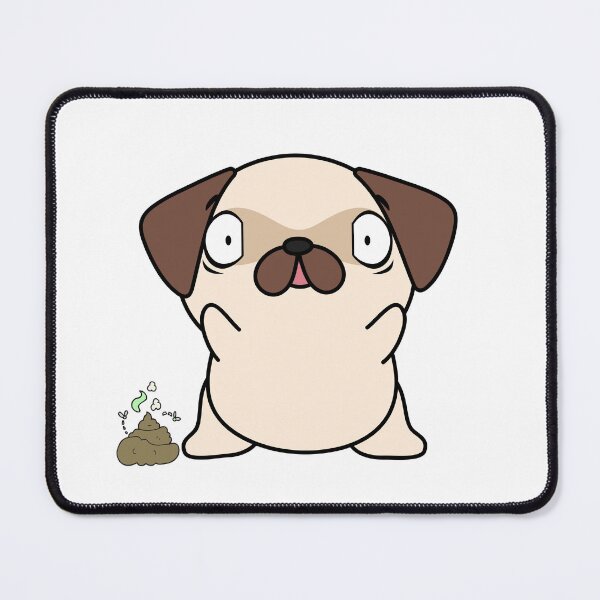 Item preview, Funny Pug smells stinky poo designed and sold by Pet Station.
