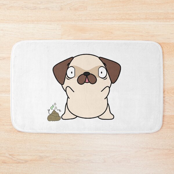 Item preview, Funny Pug smells stinky poo designed and sold by Pet Station.