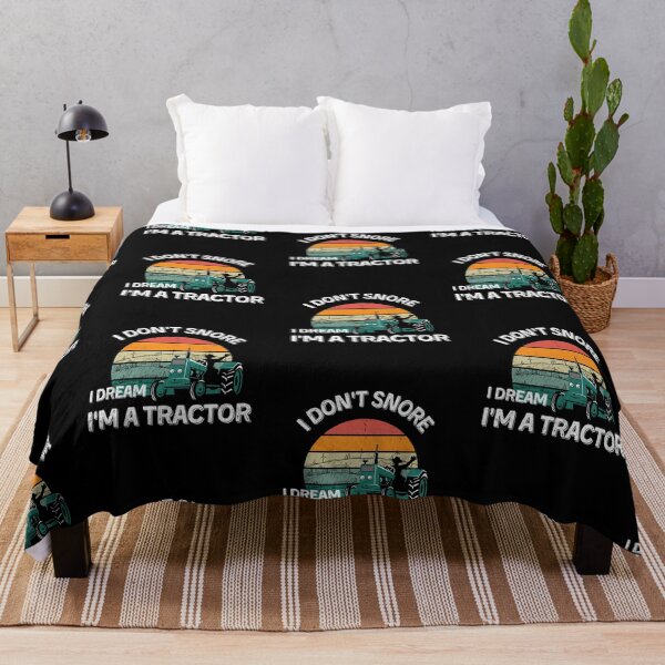 Item preview, funny I don't snore I dream I'm a Tractor - funny Tractor lover gift designed and sold by Artsy Apparels.