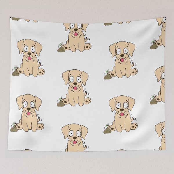 Item preview, Funny Retriever smells stinky poo designed and sold by Pet Station.