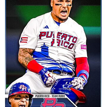 Javier Baez - Puerto Rico baseball card Sticker for Sale by