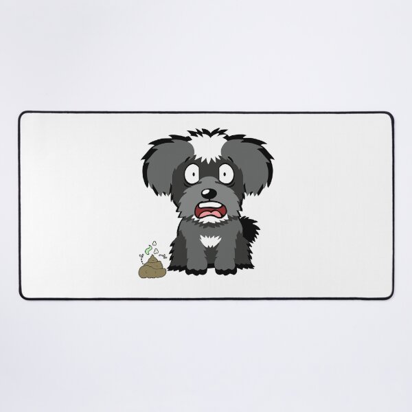 Item preview, Funny Schnauzer smells stinky poo designed and sold by Pet Station.