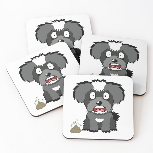 Item preview, Funny Schnauzer smells stinky poo designed and sold by Pet Station.