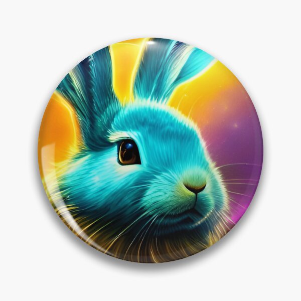 Item preview, Funny colorful bunny, designed and sold by Tw1nsAIArt.
