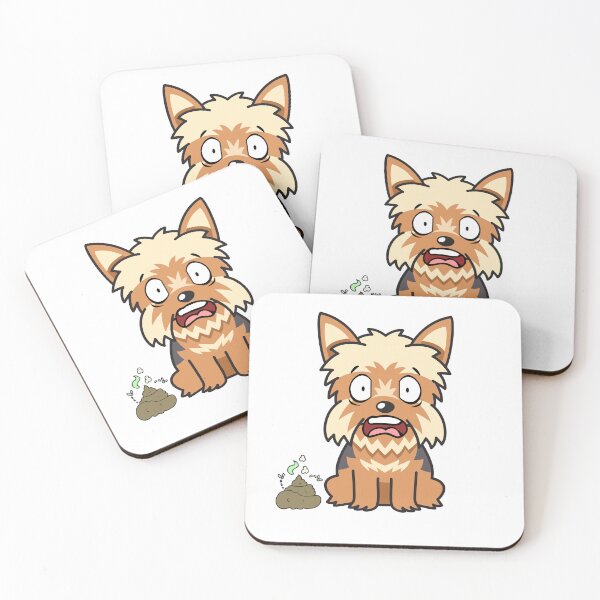 Item preview, Funny Yorkshire Terrier smells stinky poo designed and sold by Pet Station.