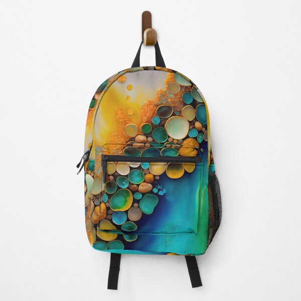 Item preview, Pointillism seaglass golden streams abstract designed and sold by Piotrek0001.