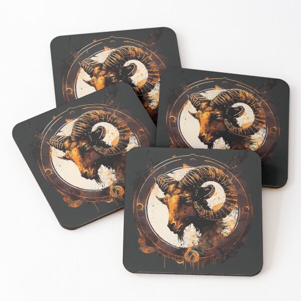 Item preview, Steampunk Astrology (Aries) #5 - Sticker and T-Shirt Design designed and sold by MindAsylum.