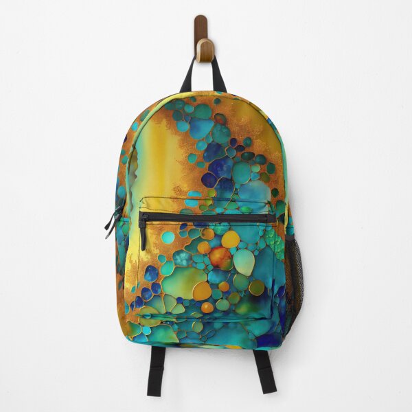 Item preview, Pointillism seaglass golden streams abstract designed and sold by Piotrek0001.