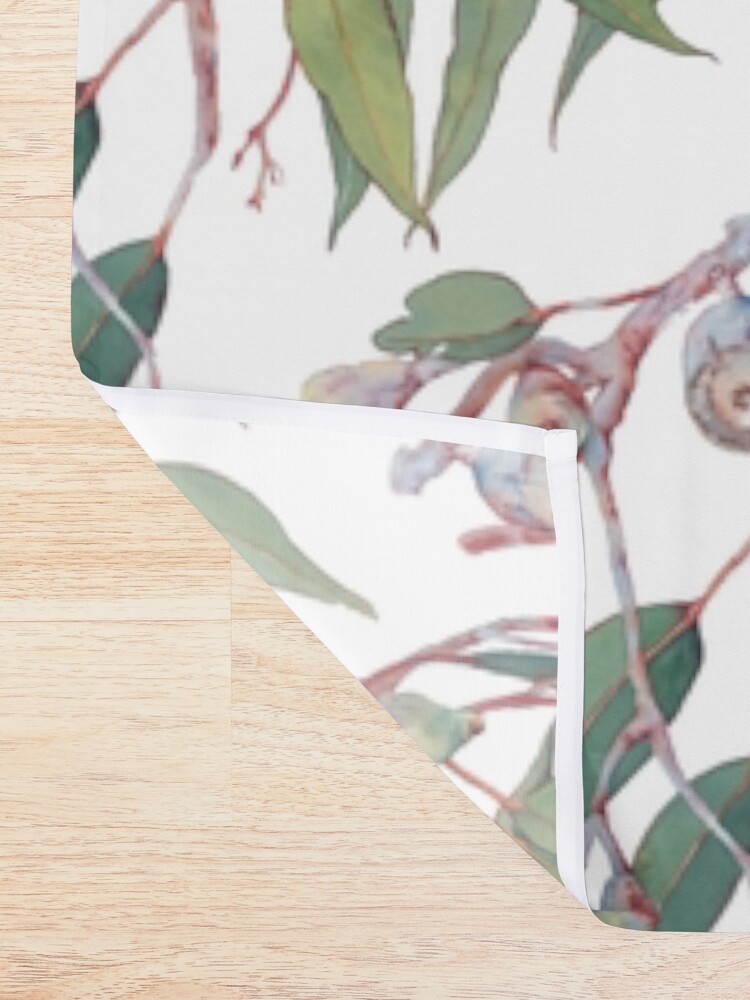 "Australian native eucalyptus tree branch" Shower Curtain by