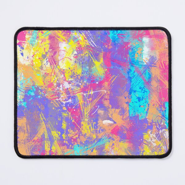 Item preview, Abstract Vibrant Multicolor Brush Strokes and Splatters 2 designed and sold by Cato99.