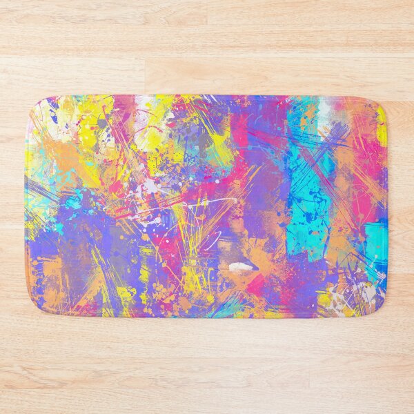 Item preview, Abstract Vibrant Multicolor Brush Strokes and Splatters 2 designed and sold by Cato99.
