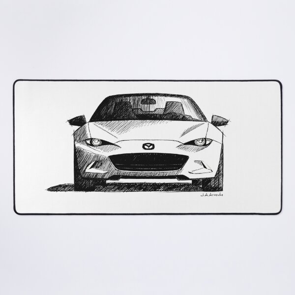 Item preview, My drawing of the Japanese roadster car ND designed and sold by designjaag.