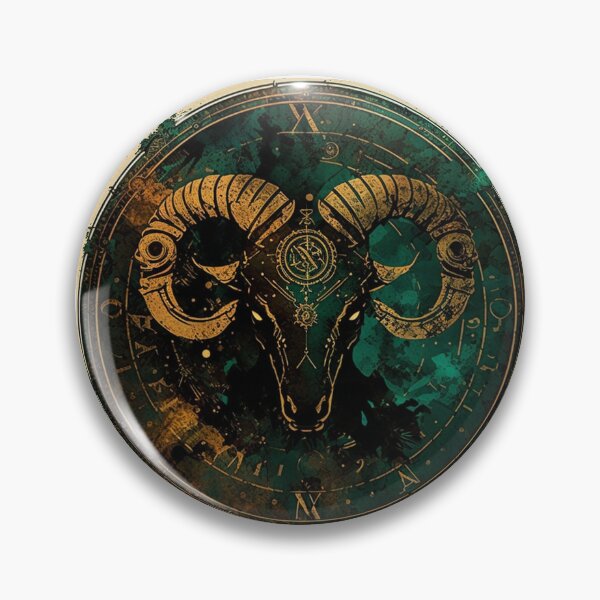 Item preview, Steampunk Astrology (Aries) #6 - Sticker and T-Shirt Design designed and sold by MindAsylum.