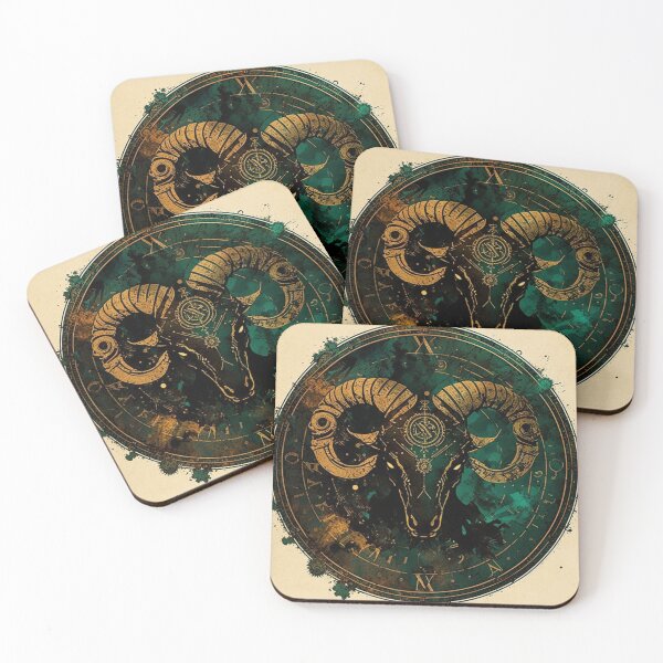 Item preview, Steampunk Astrology (Aries) #6 - Sticker and T-Shirt Design designed and sold by MindAsylum.