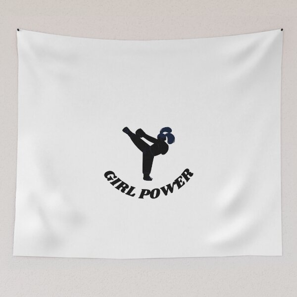 Item preview, Karate Girl Power Inspirational Quote designed and sold by HanaiPrint.