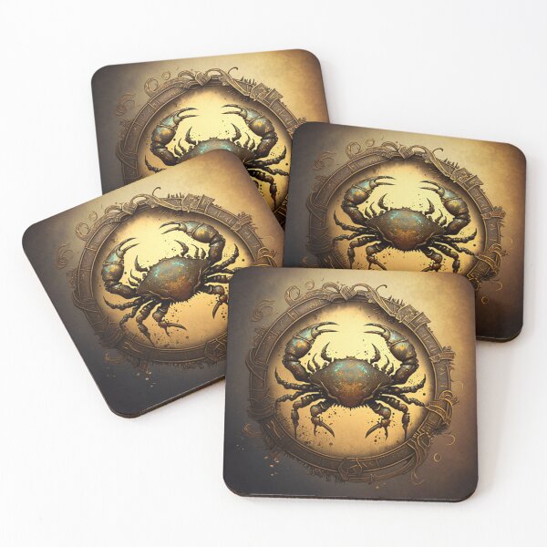 Item preview, Steampunk Astrology (Cancer) #2 - Sticker and T-Shirt Design designed and sold by MindAsylum.