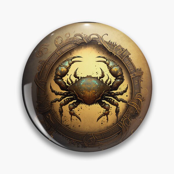 Item preview, Steampunk Astrology (Cancer) #2 - Sticker and T-Shirt Design designed and sold by MindAsylum.