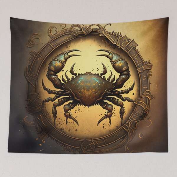 Item preview, Steampunk Astrology (Cancer) #2 - Sticker and T-Shirt Design designed and sold by MindAsylum.