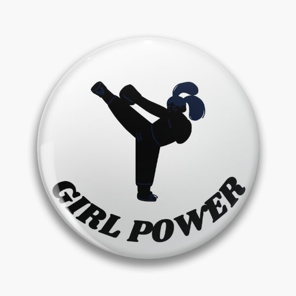Item preview, Karate Girl Power Inspirational Quote designed and sold by HanaiPrint.