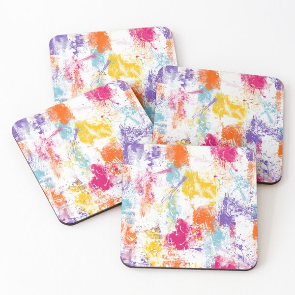 Item preview, Abstract Vibrant Multicolor Brush Strokes and Splatters 3 designed and sold by Cato99.
