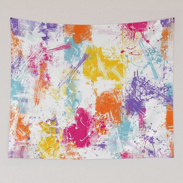 Item preview, Abstract Vibrant Multicolor Brush Strokes and Splatters 3 designed and sold by Cato99.