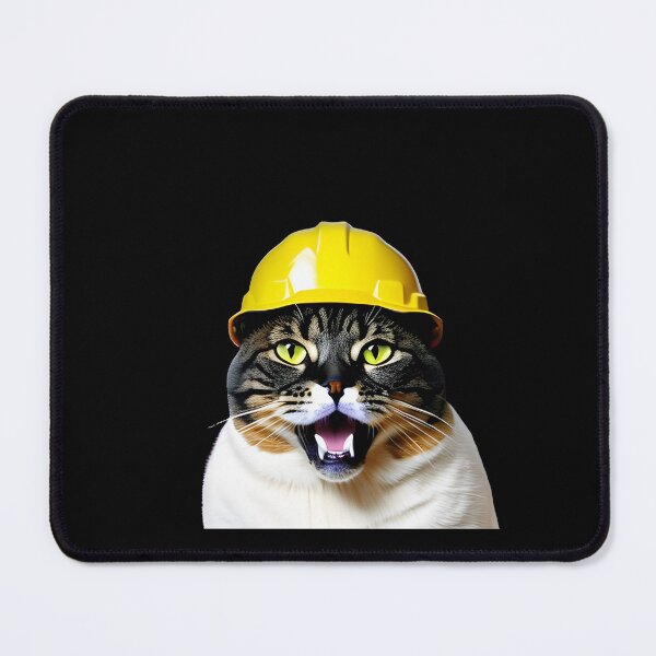 Item preview, Catwithhardhats cat worker designed and sold by Drzamag.
