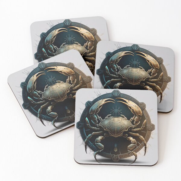 Item preview, Steampunk Astrology (Cancer) #3 - Sticker and T-Shirt Design designed and sold by MindAsylum.