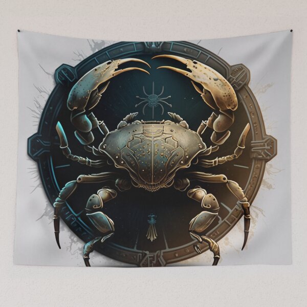 Item preview, Steampunk Astrology (Cancer) #3 - Sticker and T-Shirt Design designed and sold by MindAsylum.