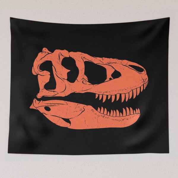 Item preview, Tarbosaurus skull fossil designed and sold by NicGrayGraphic.