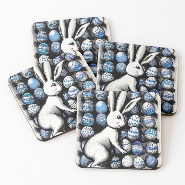 Item preview, Bunny w Blue Eggs designed and sold by gareored.