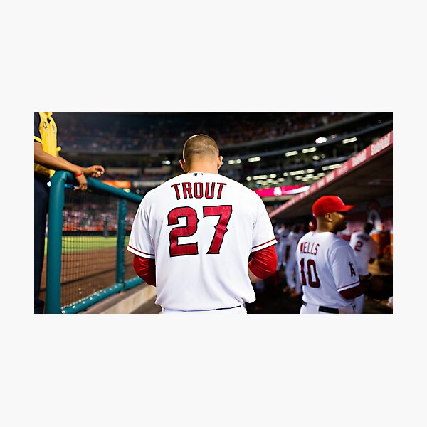 Wall Art Print Mike #Trout baseball player