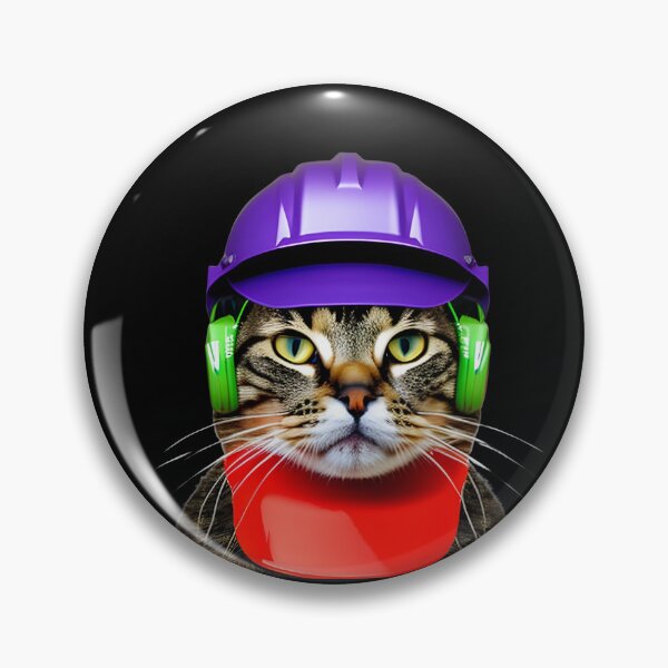 Item preview, Catwithhardhats cat worker designed and sold by Drzamag.