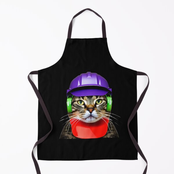 Item preview, Catwithhardhats cat worker designed and sold by Drzamag.